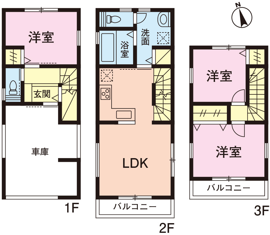 2階建て参考プラン